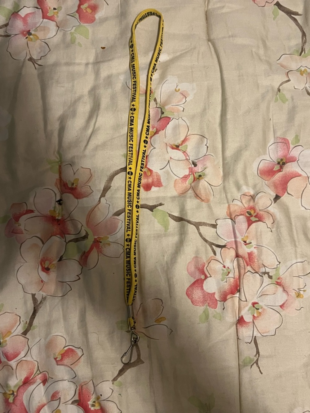 CMA Music Festival yellow lanyard
